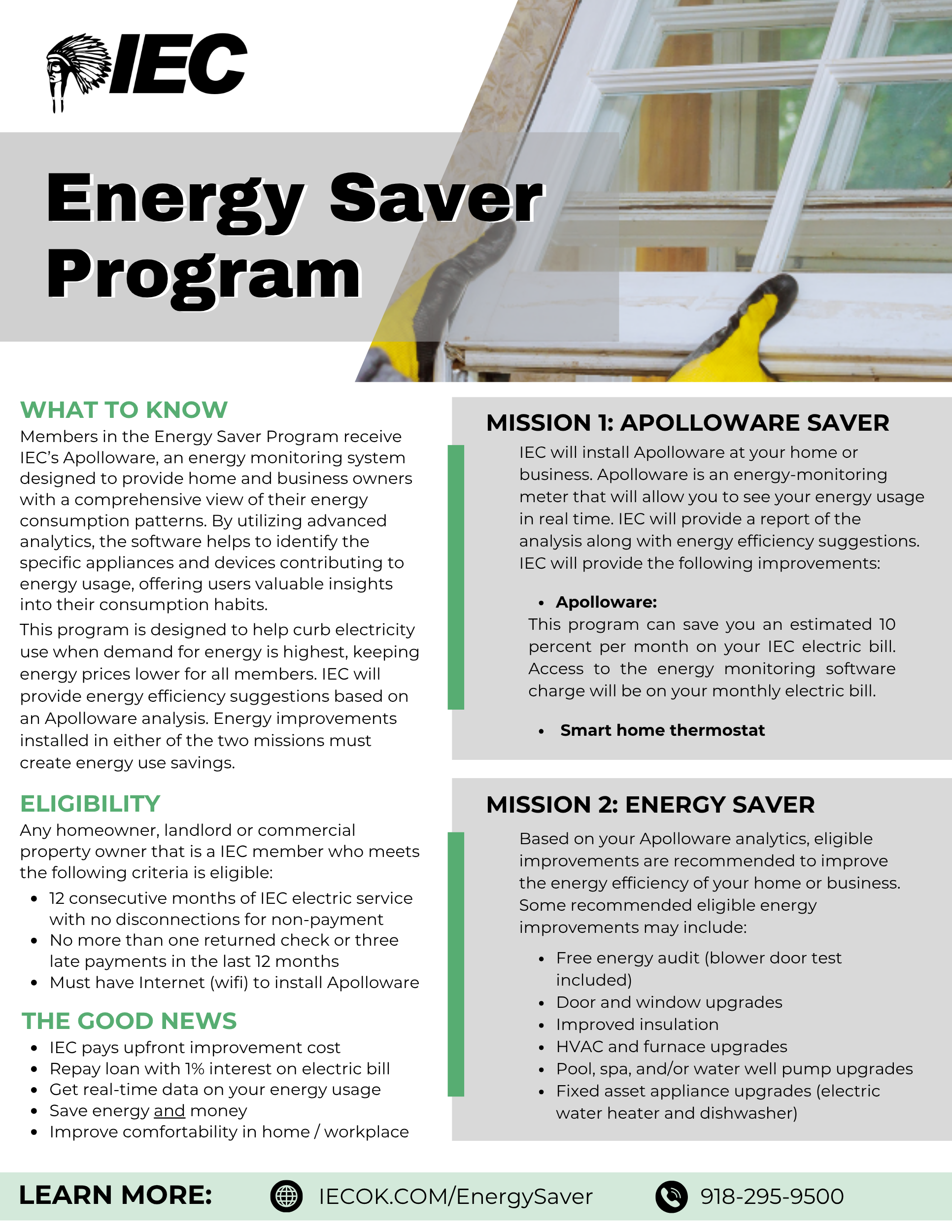 Energy Saver Program | Indian Electric Cooperative